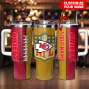Kansas City Chiefs NFL Custom Stanley Quencher 30oz-40oz Stainless Steel Tumbler Hot And Cold Tumbler