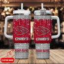 Kansas City Chiefs NFL Custom Stanley Quencher 30oz-40oz Stainless Steel Tumbler Hot And Cold Tumbler