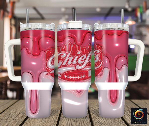 Kansas City Chiefs NFL Custom Stanley Quencher 30oz-40oz Stainless Steel Tumbler Hot And Cold Tumbler