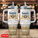 New Orleans Saints NFL Champions Modelo Custom Stanley Quencher 30oz-40oz Stainless Steel Tumbler Hot And Cold Tumbler