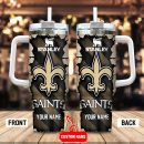 New Orleans Saints NFL Custom Stanley Quencher 30oz-40oz Stainless Steel Tumbler Hot And Cold Tumbler