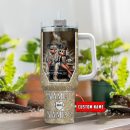 New Orleans Saints NFL Mickey And Minnie Couple Custom Stanley Quencher 30oz-40oz Stainless Steel Tumbler Hot And Cold Tumbler