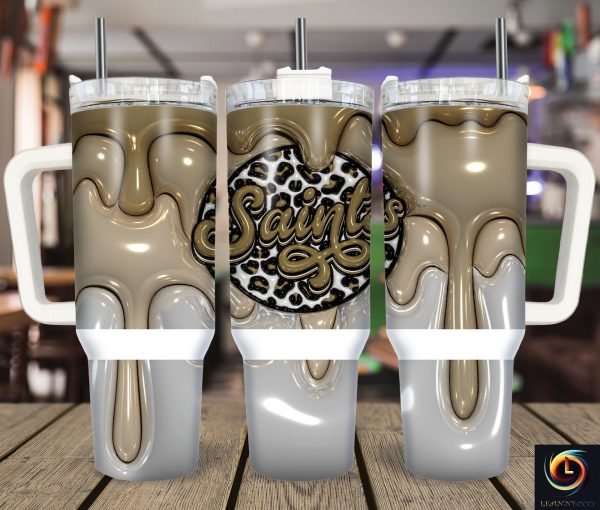 New Orleans Saints NFL Custom Stanley Quencher 30oz-40oz Stainless Steel Tumbler Hot And Cold Tumbler