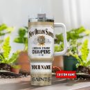 New Orleans Saints NFL Jim Beam Custom Stanley Quencher 30oz-40oz Stainless Steel Tumbler Hot And Cold Tumbler