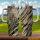 New Orleans Saints NFL Custom Stanley Quencher 30oz-40oz Stainless Steel Tumbler Hot And Cold Tumbler