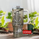 New Orleans Saints NFL Metal Style Custom Stanley Quencher 30oz-40oz Stainless Steel Tumbler Hot And Cold Tumbler