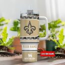 New Orleans Saints NFL Custom Stanley Quencher 30oz-40oz Stainless Steel Tumbler Hot And Cold Tumbler