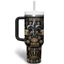 New Orleans Saints NFL Custom Stanley Quencher 30oz-40oz Stainless Steel Tumbler Hot And Cold Tumbler