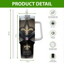 New Orleans Saints NFL Custom Stanley Quencher 30oz-40oz Stainless Steel Tumbler Hot And Cold Tumbler