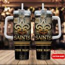 New Orleans Saints NFL Custom Stanley Quencher 30oz-40oz Stainless Steel Tumbler Hot And Cold Tumbler