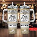 New Orleans Saints NFL Kings Of Football Custom Stanley Quencher 30oz-40oz Stainless Steel Tumbler Hot And Cold Tumbler