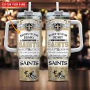 New Orleans Saints NFL Custom Stanley Quencher 30oz-40oz Stainless Steel Tumbler Hot And Cold Tumbler