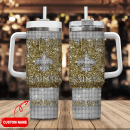 New Orleans Saints NFL Custom Stanley Quencher 30oz-40oz Stainless Steel Tumbler Hot And Cold Tumbler