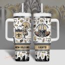 New Orleans Saints NFL Custom Stanley Quencher 30oz-40oz Stainless Steel Tumbler Hot And Cold Tumbler
