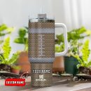 New Orleans Saints NFL Crystal Custom Stanley Quencher 30oz-40oz Stainless Steel Tumbler Hot And Cold Tumbler