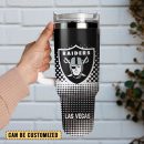 Las Vegas Raiders Football NFL Sport Custom Stanley Quencher 30oz-40oz Stainless Steel Tumbler Hot And Cold Tumbler