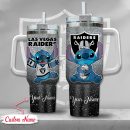 Las Vegas Raiders NFL Custom Stanley Quencher 30oz-40oz Stainless Steel Tumbler Hot And Cold Tumbler