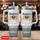Las Vegas Raiders NFL Champions Modelo Custom Stanley Quencher 30oz-40oz Stainless Steel Tumbler Hot And Cold Tumbler