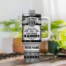 Las Vegas Raiders NFL Super Bowl Champs Pride Custom Stanley Quencher 30oz-40oz Stainless Steel Tumbler Hot And Cold Tumbler
