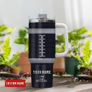 Las Vegas Raiders NFL Crystal Custom Stanley Quencher 30oz-40oz Stainless Steel Tumbler Hot And Cold Tumbler