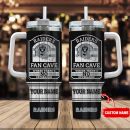 Las Vegas Raiders NFL Fan Cave Custom Stanley Quencher 30oz-40oz Stainless Steel Tumbler Hot And Cold Tumbler