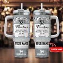 Las Vegas Raiders NFL Kings Of Football Custom Stanley Quencher 30oz-40oz Stainless Steel Tumbler Hot And Cold Tumbler
