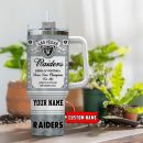 Las Vegas Raiders NFL Custom Stanley Quencher 30oz-40oz Stainless Steel Tumbler Hot And Cold Tumbler