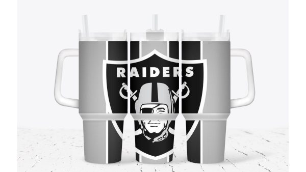Las Vegas Raiders NFL Custom Stanley Quencher 30oz-40oz Stainless Steel Tumbler Hot And Cold Tumbler