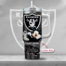 Las Vegas Raiders NFL Custom Stanley Quencher 30oz-40oz Stainless Steel Tumbler Hot And Cold Tumbler