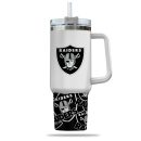 Las Vegas Raiders NFL Custom Stanley Quencher 30oz-40oz Stainless Steel Tumbler Hot And Cold Tumbler