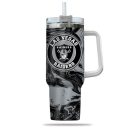 Las Vegas Raiders NFL Custom Stanley Quencher 30oz-40oz Stainless Steel Tumbler Hot And Cold Tumbler