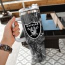 Las Vegas Raiders NFL Hunting Custom Stanley Quencher 30oz-40oz Stainless Steel Tumbler Hot And Cold Tumbler