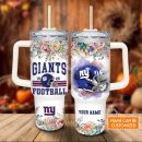 New York Giants NFL Custom Stanley Quencher 30oz-40oz Stainless Steel Tumbler Hot And Cold Tumbler