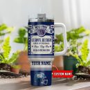 New York Giants NFL Vintage Kings Of Football Custom Stanley Quencher 30oz-40oz Stainless Steel Tumbler Hot And Cold Tumbler