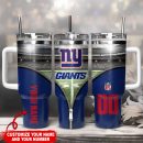 New York Giants NFL Custom Stanley Quencher 30oz-40oz Stainless Steel Tumbler Hot And Cold Tumbler