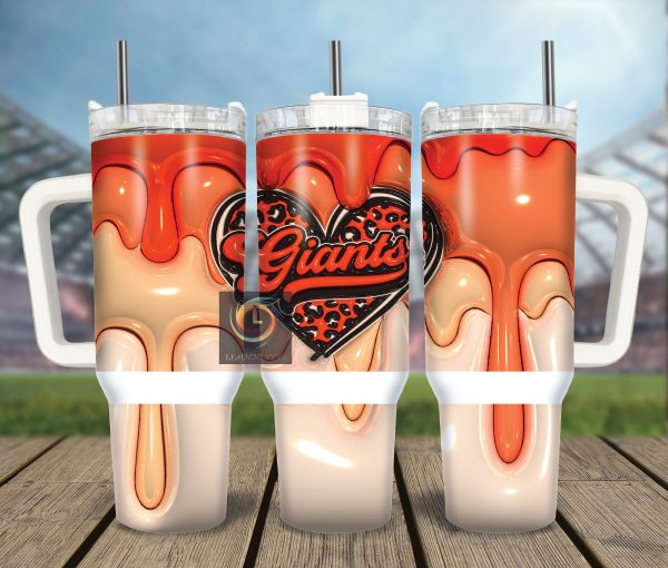 New York Giants NFL Custom Stanley Quencher 30oz-40oz Stainless Steel Tumbler Hot And Cold Tumbler