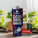 New York Giants NFL Custom Stanley Quencher 30oz-40oz Stainless Steel Tumbler Hot And Cold Tumbler