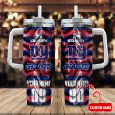 New York Giants NFL Custom Stanley Quencher 30oz-40oz Stainless Steel Tumbler Hot And Cold Tumbler