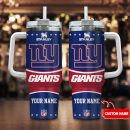 New York Giants NFL Custom Stanley Quencher 30oz-40oz Stainless Steel Tumbler Hot And Cold Tumbler