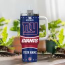 New York Giants NFL Custom Stanley Quencher 30oz-40oz Stainless Steel Tumbler Hot And Cold Tumbler