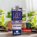 New York Giants NFL Custom Stanley Quencher 30oz-40oz Stainless Steel Tumbler Hot And Cold Tumbler