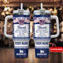 New York Giants NFL Kings Of Football Custom Stanley Quencher 30oz-40oz Stainless Steel Tumbler Hot And Cold Tumbler