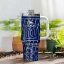 New York Giants NFL Silver Custom Stanley Quencher 30oz-40oz Stainless Steel Tumbler Hot And Cold Tumbler