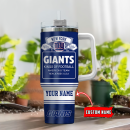 New York Giants NFL Bud Light Custom Stanley Quencher 30oz-40oz Stainless Steel Tumbler Hot And Cold Tumbler