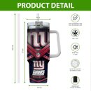 New York Giants NFL Custom Stanley Quencher 30oz-40oz Stainless Steel Tumbler Hot And Cold Tumbler