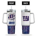 New York Giants NFL Custom Stanley Quencher 30oz-40oz Stainless Steel Tumbler Hot And Cold Tumbler