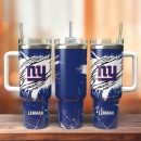 New York Giants Football NFL Custom Stanley Quencher 30oz-40oz Stainless Steel Tumbler Hot And Cold Tumbler