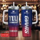 New York Giants NFL Custom Stanley Quencher 30oz-40oz Stainless Steel Tumbler Hot And Cold Tumbler
