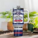 New York Giants NFL Custom Stanley Quencher 30oz-40oz Stainless Steel Tumbler Hot And Cold Tumbler
