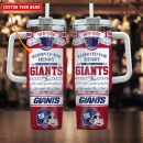 New York Giants NFL Custom Stanley Quencher 30oz-40oz Stainless Steel Tumbler Hot And Cold Tumbler